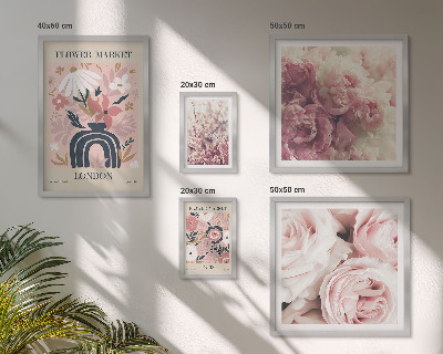 Decorațiune de perete set tablouri Decorațiuni florale boho