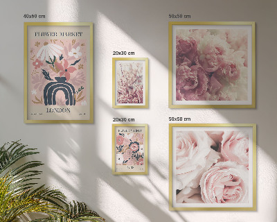 Decorațiune de perete set tablouri Decorațiuni florale boho