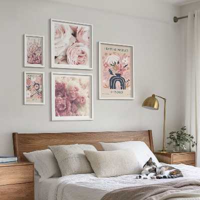 Decorațiune de perete set tablouri Decorațiuni florale boho
