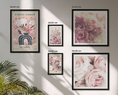 Decorațiune de perete set tablouri Decorațiuni florale boho