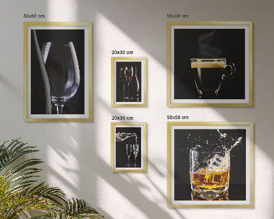 Decorațiune de perete set tablouri Cocktailuri în stil bar