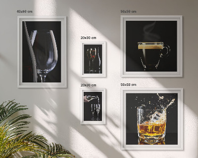 Decorațiune de perete set tablouri Cocktailuri în stil bar