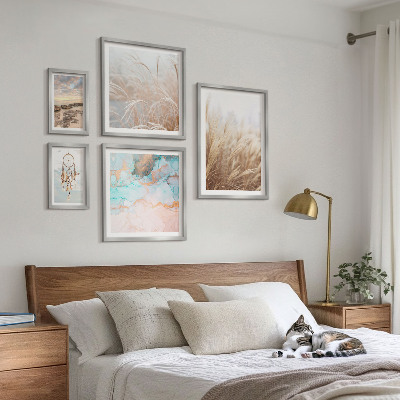 Decorațiune de perete set tablouri Peisaje etno boho naturale