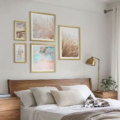 Decorațiune de perete set tablouri Peisaje etno boho naturale