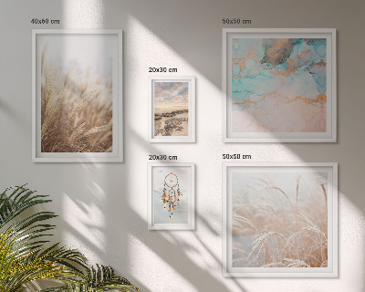 Decorațiune de perete set tablouri Peisaje etno boho naturale
