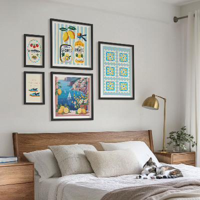 Decorațiune de perete set tablouri Stilul gustului bucătăriei italiene