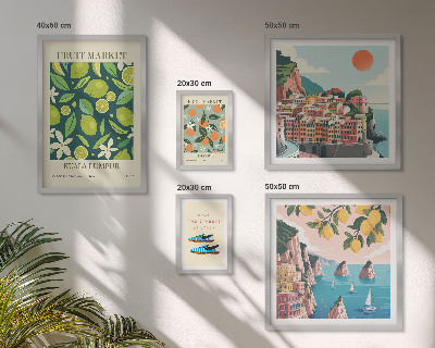 Polyptic înrămat Sărbătoarea fructelor tropicale