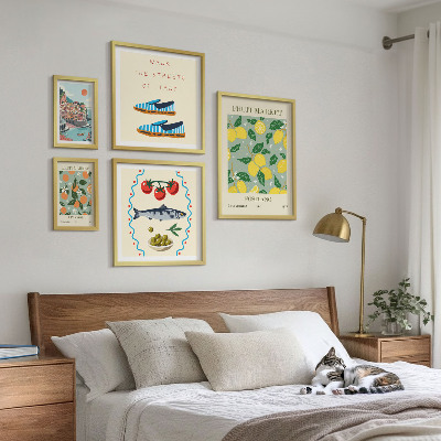 Decorațiune de perete set tablouri Colectarea fructelor din Italia