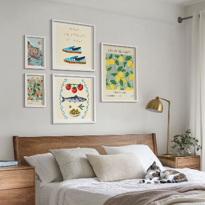 Decorațiune de perete set tablouri Colectarea fructelor din Italia