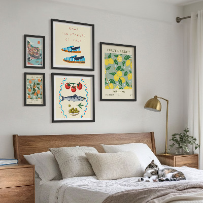 Decorațiune de perete set tablouri Colectarea fructelor din Italia