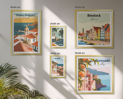 Polyptic înrămat Peisaje urbane europene