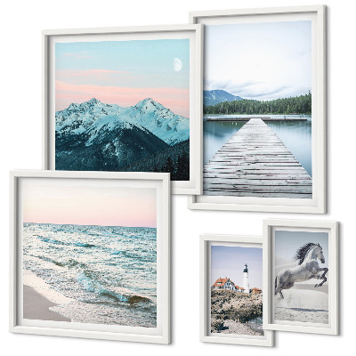 Decorațiune de perete set tablouri Decorațiuni cu peisaje naturale