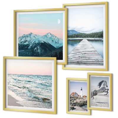 Decorațiune de perete set tablouri Decorațiuni cu peisaje naturale