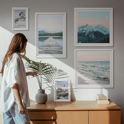 Decorațiune de perete set tablouri Decorațiuni cu peisaje naturale