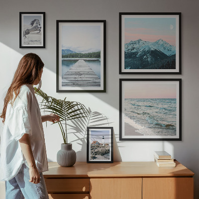 Decorațiune de perete set tablouri Decorațiuni cu peisaje naturale