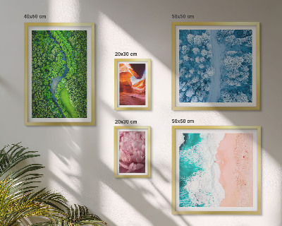 Polyptic înrămat Peisaje verzi naturale