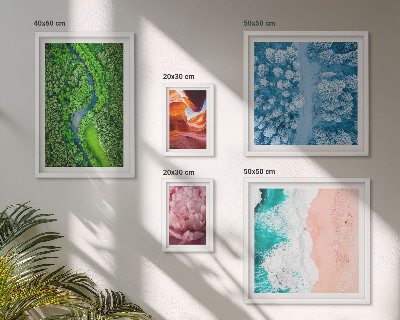 Polyptic înrămat Peisaje verzi naturale
