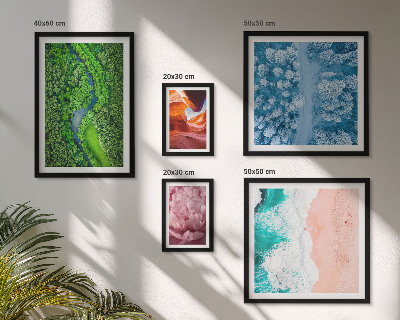 Polyptic înrămat Peisaje verzi naturale
