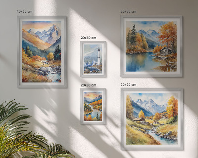 Polyptic înrămat Farul râurilor de munte