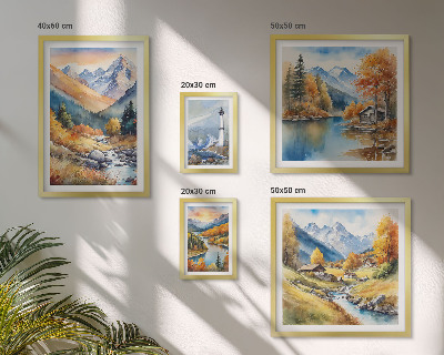 Polyptic înrămat Farul râurilor de munte