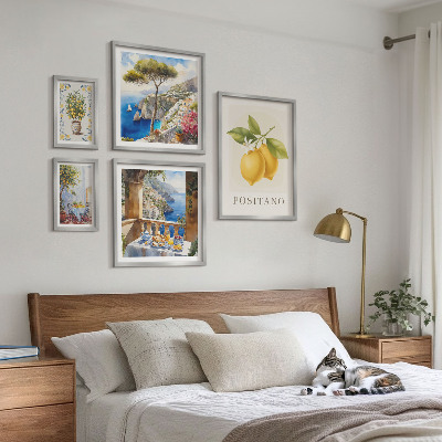 Decorațiune de perete set tablouri Accente de citrice în stil mediteranean