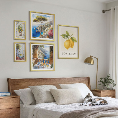 Decorațiune de perete set tablouri Accente de citrice în stil mediteranean