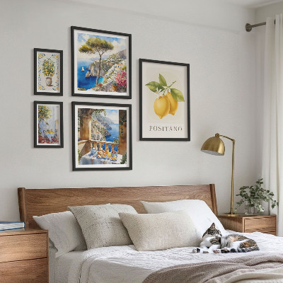 Decorațiune de perete set tablouri Accente de citrice în stil mediteranean
