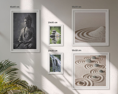 Polyptic înrămat Teme relaxante în natură zen