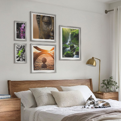 Decorațiune de perete set tablouri Armonia naturii minimaliste