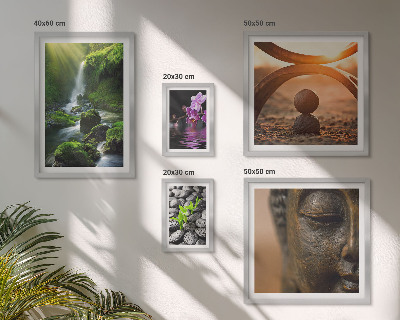 Decorațiune de perete set tablouri Armonia naturii minimaliste