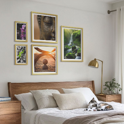 Decorațiune de perete set tablouri Armonia naturii minimaliste