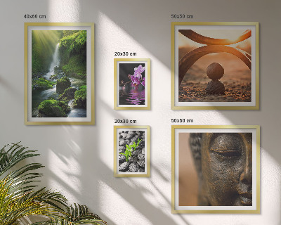 Decorațiune de perete set tablouri Armonia naturii minimaliste