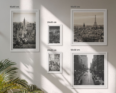 Decorațiune de perete set tablouri Panorame ale orașelor capitalelor europene