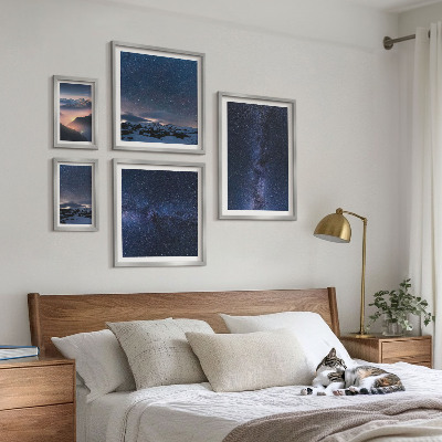 Decorațiune de perete set tablouri Peisaje cosmice