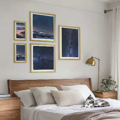 Decorațiune de perete set tablouri Peisaje cosmice
