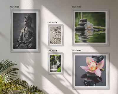 Polyptic înrămat Atmosfera zen relaxantă a naturii