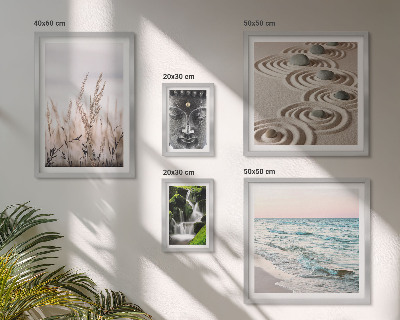 Decorațiune de perete set tablouri Apă zen relaxantă în natură