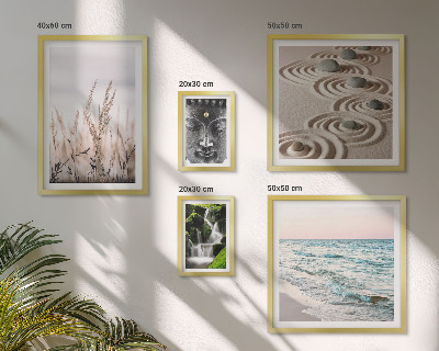 Decorațiune de perete set tablouri Apă zen relaxantă în natură