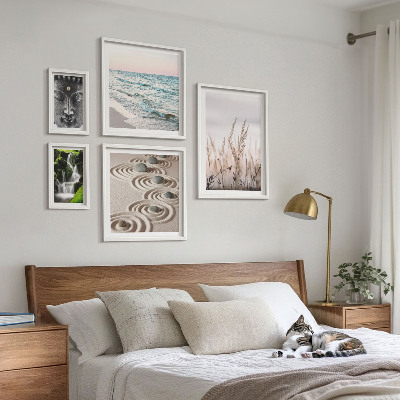 Decorațiune de perete set tablouri Apă zen relaxantă în natură