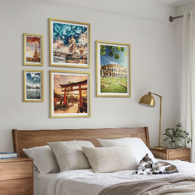 Decorațiune de perete set tablouri Icoane ale arhitecturii mondiale