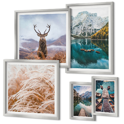 Polyptic înrămat Peisaje montane și frumusețea naturii