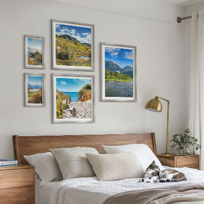 Decorațiune de perete set tablouri Peisaje de munți și plaje