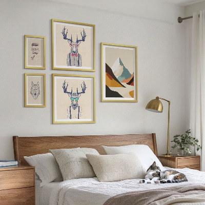 Decorațiune de perete set tablouri Portrete elegante de animale