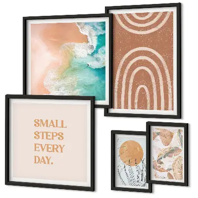 Set tablouri decorative cu plante decorațiuni elegante pentru perete