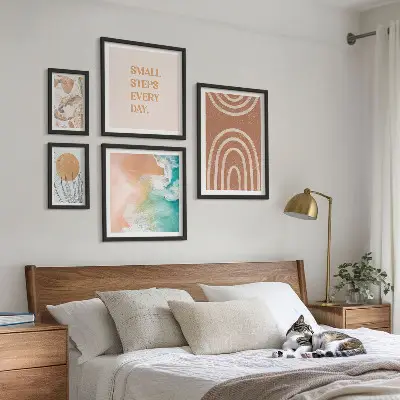 Set tablouri decorative cu plante decorațiuni elegante pentru perete