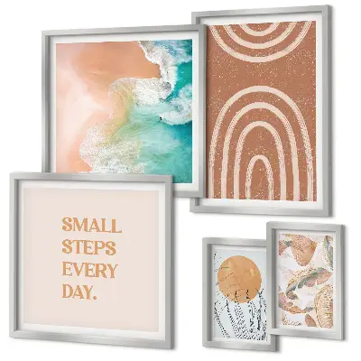 Set tablouri decorative cu plante decorațiuni elegante pentru perete