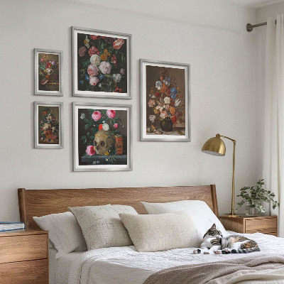 Decorațiune de perete set tablouri Compoziții florale clasice