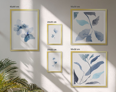 Decorațiune de perete set tablouri Flori elegante în acuarelă