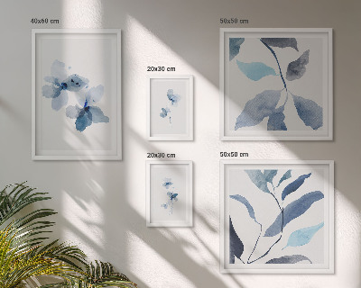 Decorațiune de perete set tablouri Flori elegante în acuarelă