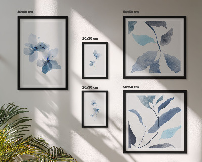 Decorațiune de perete set tablouri Flori elegante în acuarelă